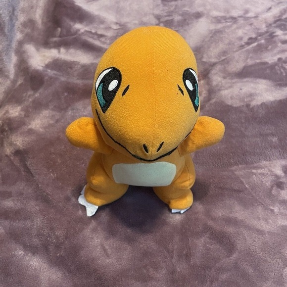 TOMY Other - Charmander Pokemon Plush Toy Doll 8" Stuffed Animal 2016 Embroidered Eyes
